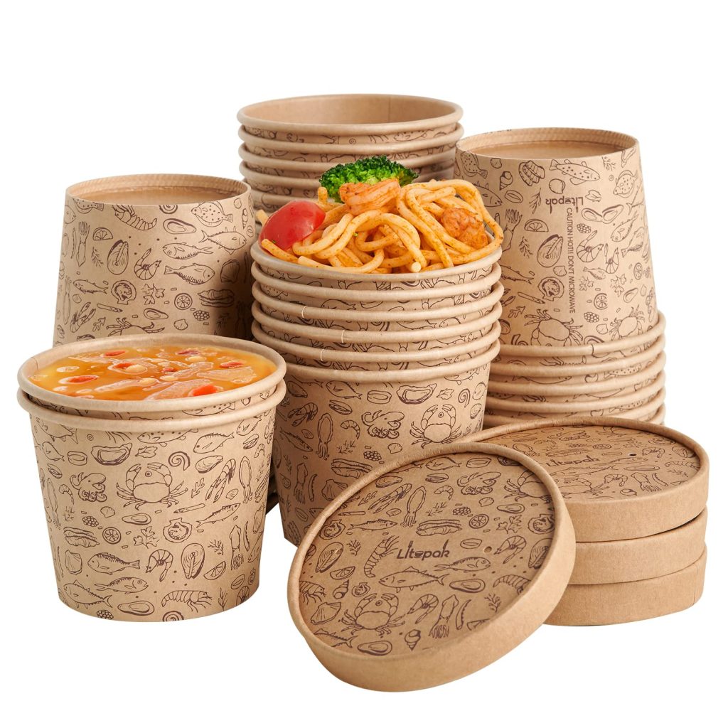 Custom Printed Compostable Bowls