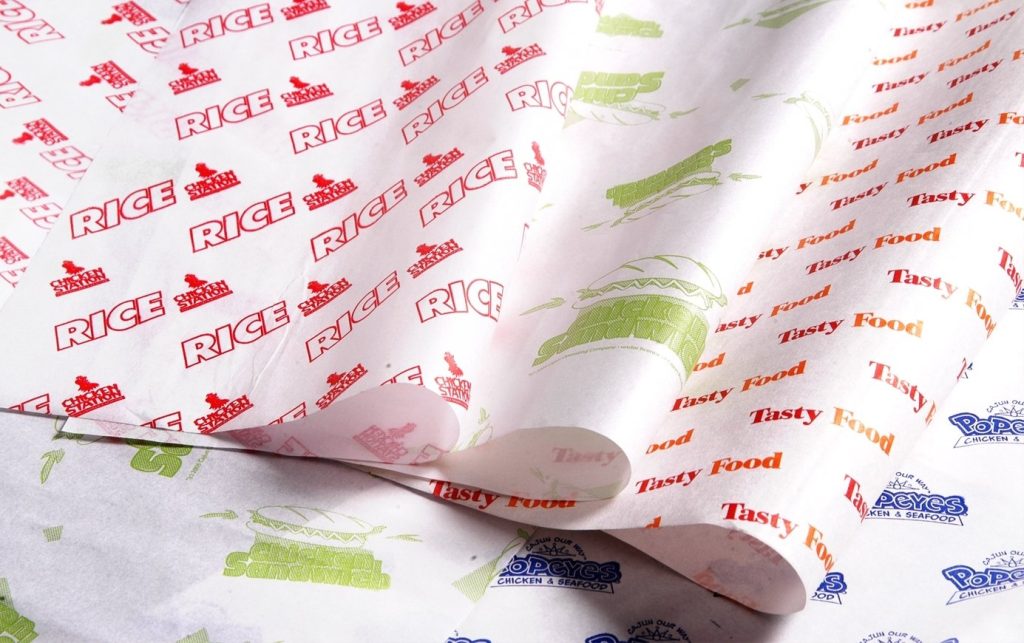 Custom Printed Food Wrap Paper